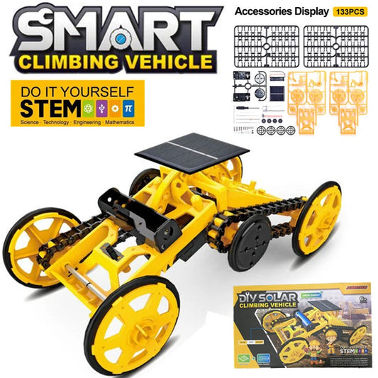 Juguete Solar novedoso para niños, Kit de ensamblaje, juego robótico, tracción en todas las ruedas, coche de escalada, juegos STEM, juguetes educativos, regalo para niños - Drop4u