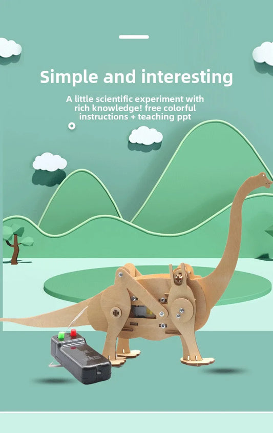 Juguetes científicos DIY para niños, Kits de vástago educativos, modelo de dinosaurio, herramienta Experimental de técnica, juegos de rompecabezas de madera, suministros escolares - Drop4u