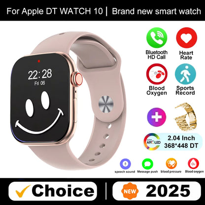 New DT Watch 10 Series Smart Watch Dial Weather Sports Record Mode Large Memory Voice Bluetooth Music Power Saving Smart Watch - Drop4u