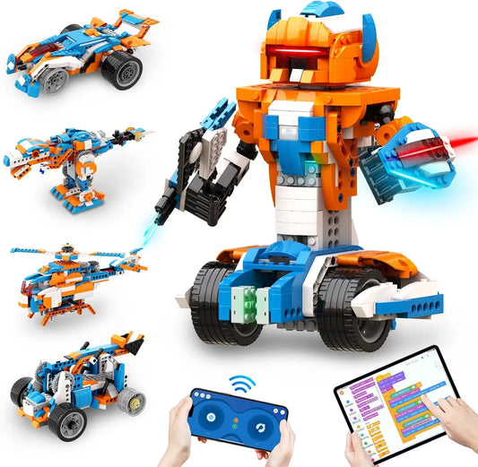 Kit de construcción de robot Apitor Robot X, juego de codificación de robótica STEM 12 en 1, regalos educativos de cumpleaños para niños de 8 a 12 años - Drop4u