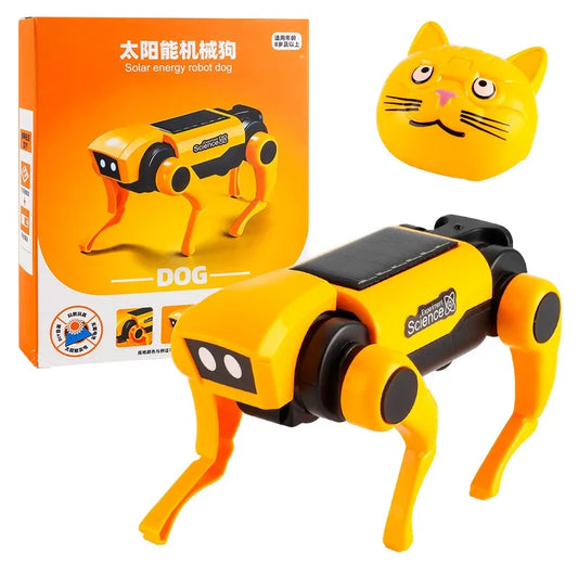 Kits de experimentos científicos de perros robóticos, cachorros con energía Solar para niños, juguetes educativos DIY, regalos de navidad para niños - Drop4u