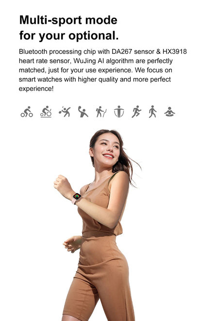 New DT Watch 10 Series Smart Watch Dial Weather Sports Record Mode Large Memory Voice Bluetooth Music Power Saving Smart Watch - Drop4u