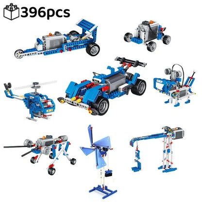 STEM 9686 piezas técnicas programación multitecnología juego de bloques de construcción educativos-juego de energía para niños juguetes regalos-aprender a través de jugar - Drop4u