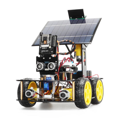 ESP32 Starter Robot for Arduino, Solar Charging, Best-selling, Electronics, Artificial Intelligence, Complete Kit - Drop4u