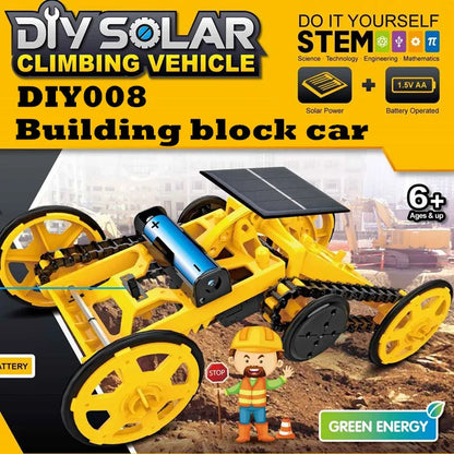 Juguete Solar novedoso para niños, Kit de ensamblaje, juego robótico, tracción en todas las ruedas, coche de escalada, juegos STEM, juguetes educativos, regalo para niños - Drop4u