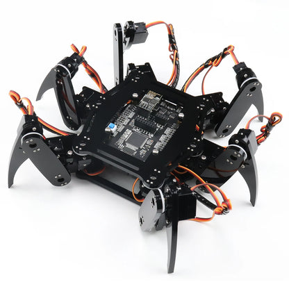 Kit de robot Freenove Hexapod para Arduino, torsión para gatear y caminar, control remoto por aplicación, proyecto Servo STEM - Drop4u