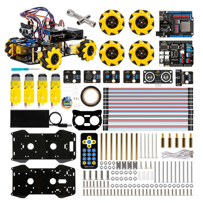 ESP32 Smart Robot Car Kit, Remote Control Car for Arduino Programming Project, STEM Educational Science Coding Kit - Drop4u