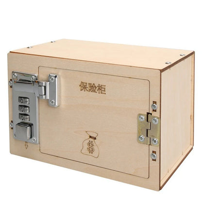 Caja de contraseña de madera DIY para niños, caja de código de montaje, proyectos escolares de ciencia, Kits de experimentos, juguetes científicos, juguetes educativos STEM - Drop4u