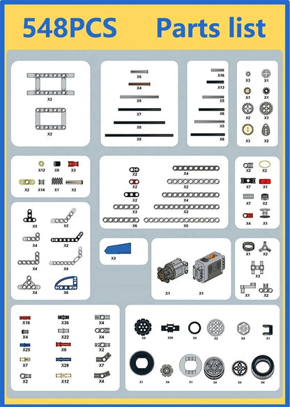 STEM 9686 piezas técnicas programación multitecnología juego de bloques de construcción educativos-juego de energía para niños juguetes regalos-aprender a través de jugar - Drop4u