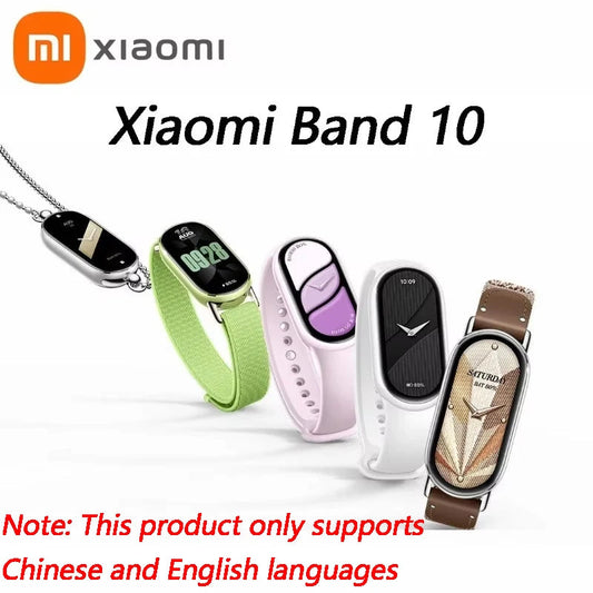 Xiaomi Band 10 NFC Smart Fitness Tracker with Heart Rate Monitor, Sleep Tracking, Long Battery Life, and AMOLED Display 2025 New - Drop4u