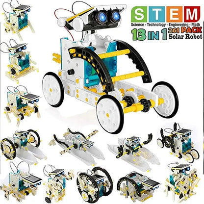 Serie Solar, juguetes para niños, Kits de tecnología de Robot, juguetes educativos Montessori, Robot Solar para niños, juguete STEM, ciencia de alta tecnología para niños - Drop4u