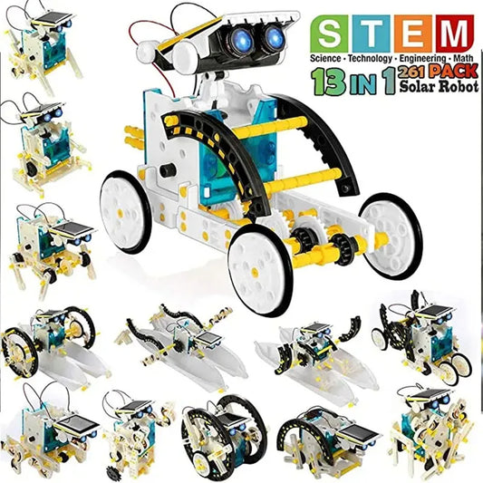 Serie Solar, juguetes para niños, Kits de tecnología de Robot, juguetes educativos Montessori, Robot Solar para niños, juguete STEM, ciencia de alta tecnología para niños - Drop4u