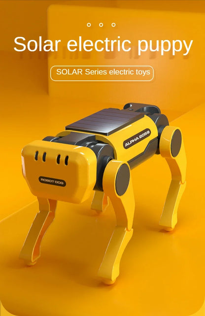 Kits de experimentos científicos de perros robóticos, cachorros con energía Solar para niños, juguetes educativos DIY, regalos de navidad para niños - Drop4u