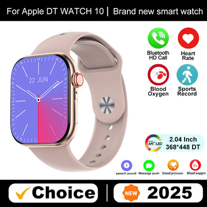 New DT Watch 10 Series Smart Watch Dial Weather Sports Record Mode Large Memory Voice Bluetooth Music Power Saving Smart Watch - Drop4u