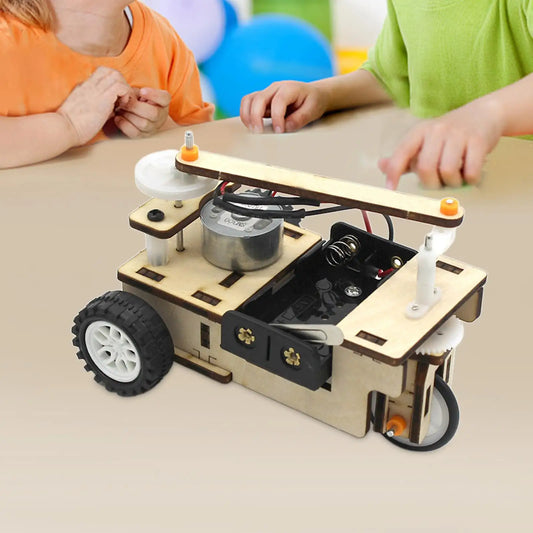 Modelo de triciclo, Kit DIY, experimento científico divertido para niños, proyecto de construcción de juguetes para niños, regalos - Drop4u