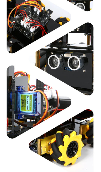 ESP32 Smart Robot Car Kit, Remote Control Car for Arduino Programming Project, STEM Educational Science Coding Kit - Drop4u