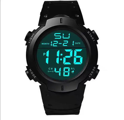 Men Sport LED Watches Top Brand Men Digital Clock Multi-Functional Rubber Man Fitnes Athlete Timekeeping Electronic Watch Reloj - Drop4u
